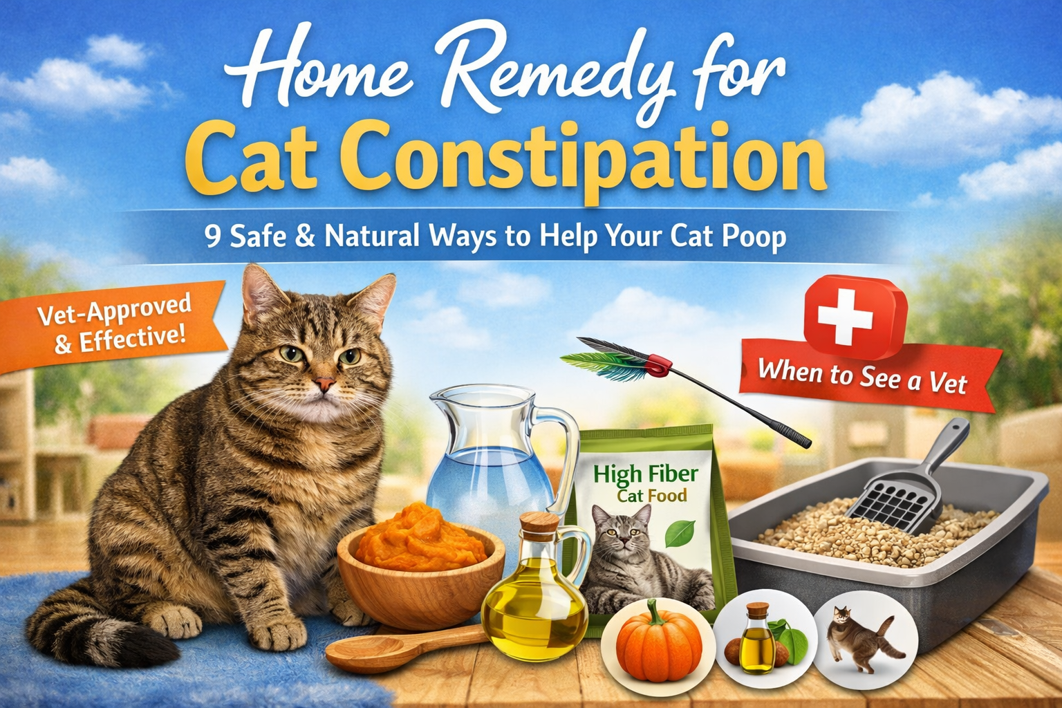 9 Vet-Approved Home Remedy for Cat Constipation That Actually Work ...